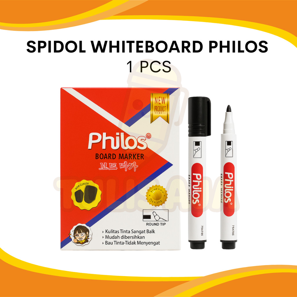 

SPIDOL PERMANENT MERK PHILOS PREMIUM SANGAT BAGUS