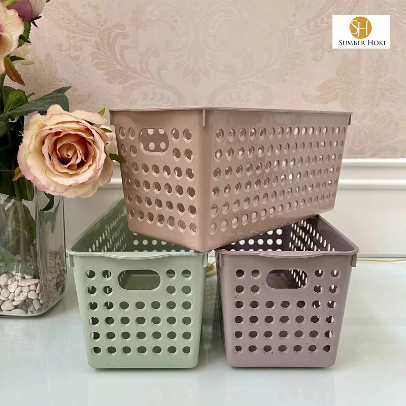 Keranjang Kotak Serbaguna Zuma / Tempat Kosmetik Nota Alat Tulis Kantor