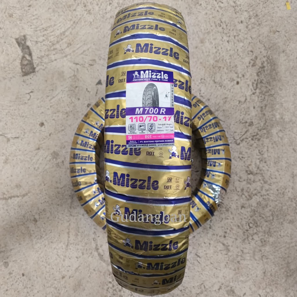 ( M700 - RING 17 ) M700 UK 110 70 17 BAN LUAR MIZZLE M700 TUBELESS