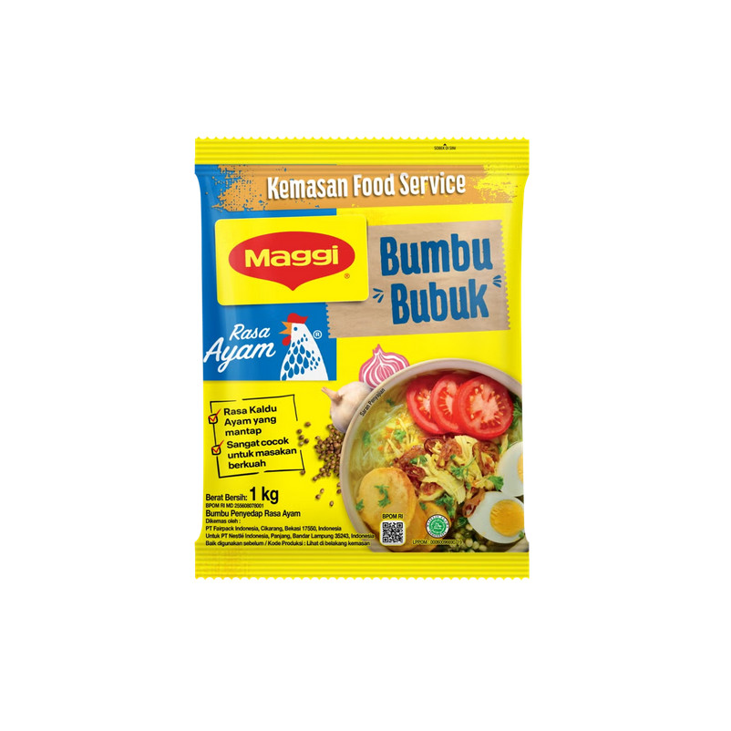 

MAGGI Chicken Bouillon Powder 1 kg x 6 – Bumbu Kaldu Ayam Bubuk Grosir HALAL Serbaguna untuk Restoran & Catering Harga Distributor Resmi