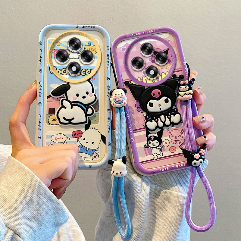 3D Kuromi Pochacco Cartoon Phone Case for Xiaomi Redmi 10 10C 10A 12C 13 13C 14C 9A 9i A1 A2 Plus A3