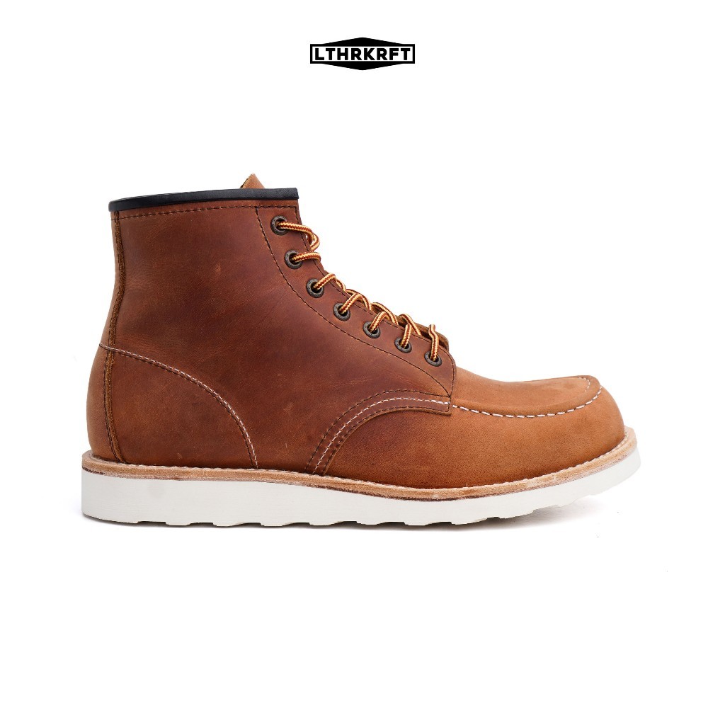 TERLARISLTHRKRFT - ELKA - Boots - Sepatu Boots Moc Toe Kulit Asli