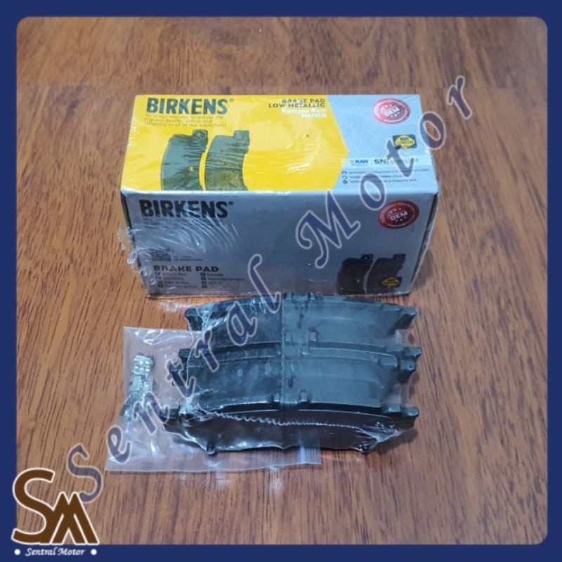 Brake pad kampas rem belakang Toyota Sienta/Lexus RX270 Birkens
