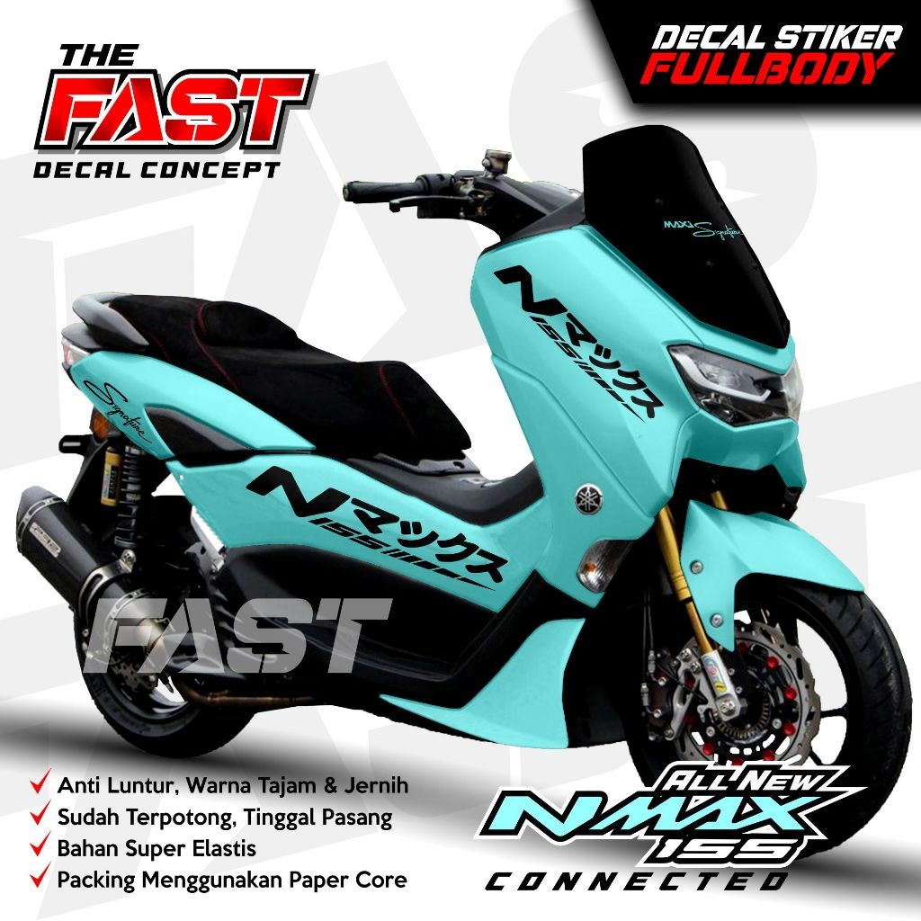 Decal Stiker Yamaha Nmax 155 New Fullbody Maxi JepangTERBARU COD Decal stiker nmax new / stiker nmax