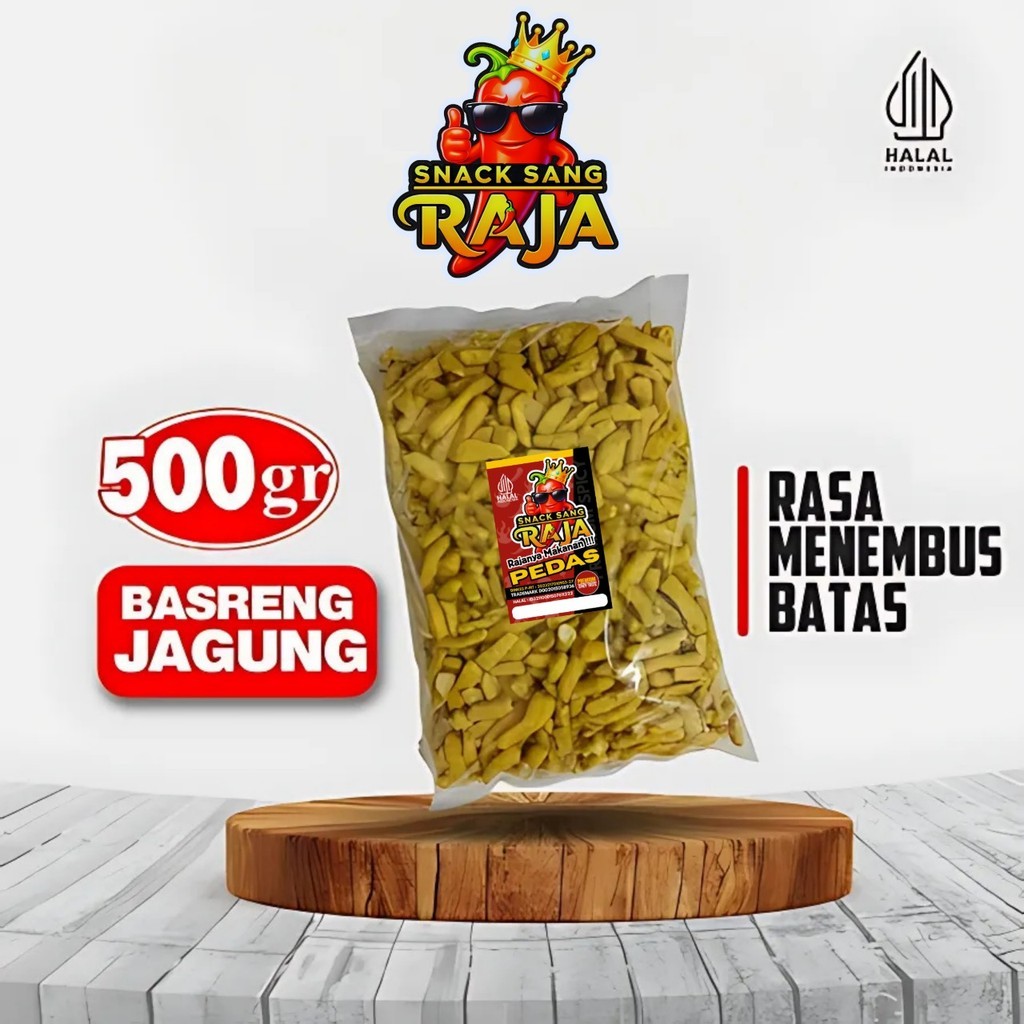 

Snack Sang RAJA - Basreng 500 Gr Jagung Manis Baso Goreng Stik