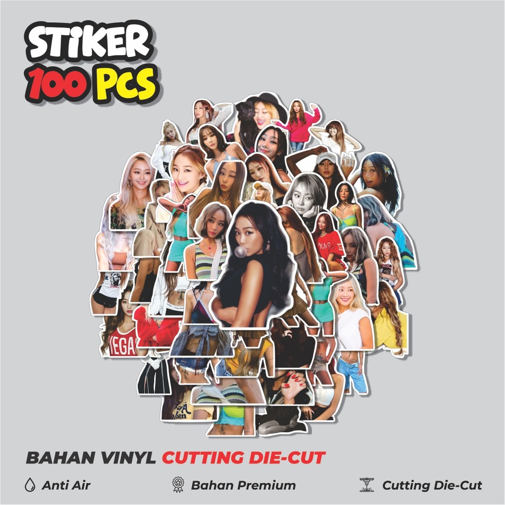 

Terbaru! 50 pcs Stiker SISTAR HYOLYN (KIM HYO JUNG) Dekorasi Lucu Kreatif untuk Notebook, Skateboard, HP