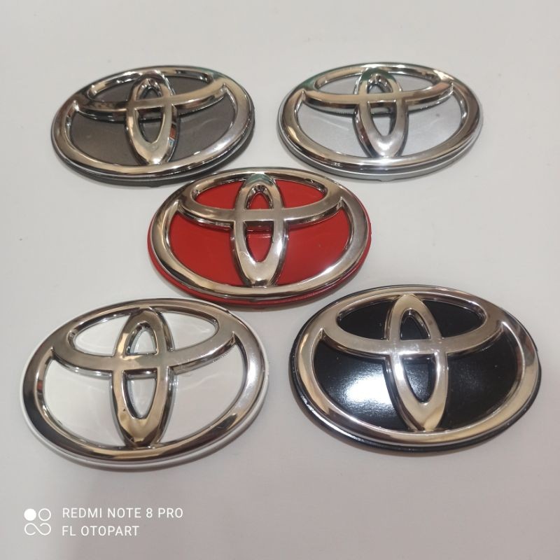 logo cover ban serep toyota rush 2007-2014 original kaki 4