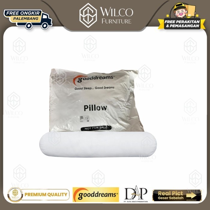 Bantal Kepala Gooddreams Florence / Bantal Kepala + Bantal Guling Florence / Bantal Tidur Palembang 