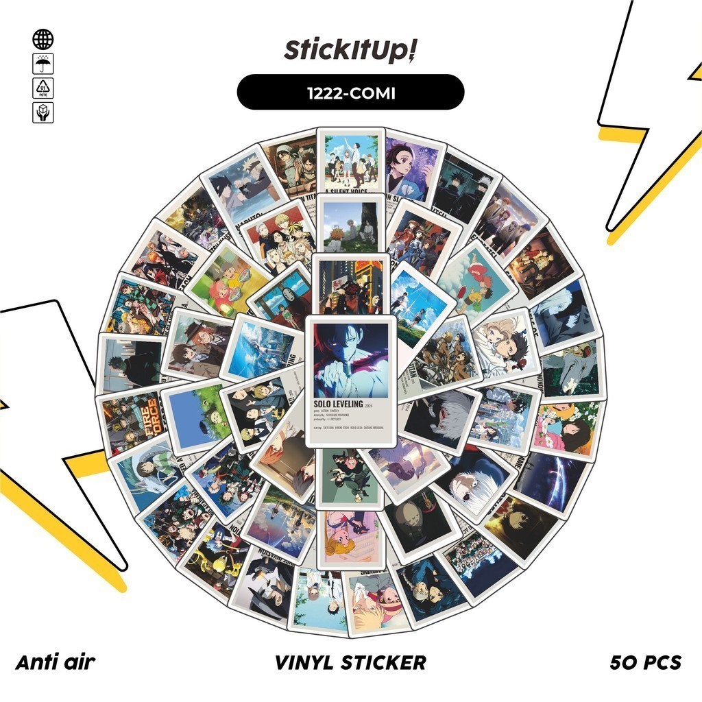 

COD✨ 100 Pcs Stiker Comic Magazine V3 Anti Air Untuk Dekorasi Notebook Sepeda Skateboard Handphone DIY
