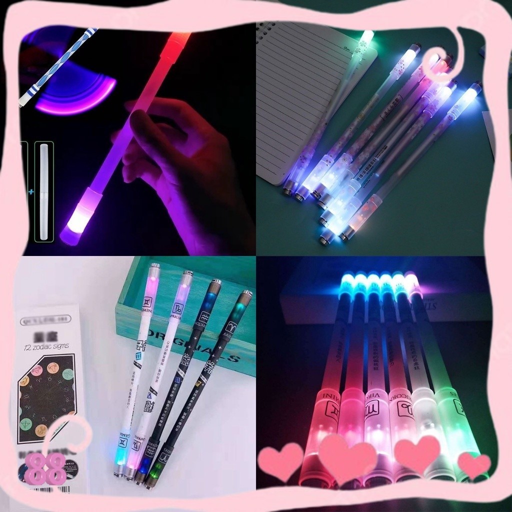 

[COD]Spinning Pen LED Pulpen Putar Balance Pen Oily Pen Fidget Pen ​Putar Dengan Lampu LED Anti slip Untuk Dewasa / Anti Stress Spinne