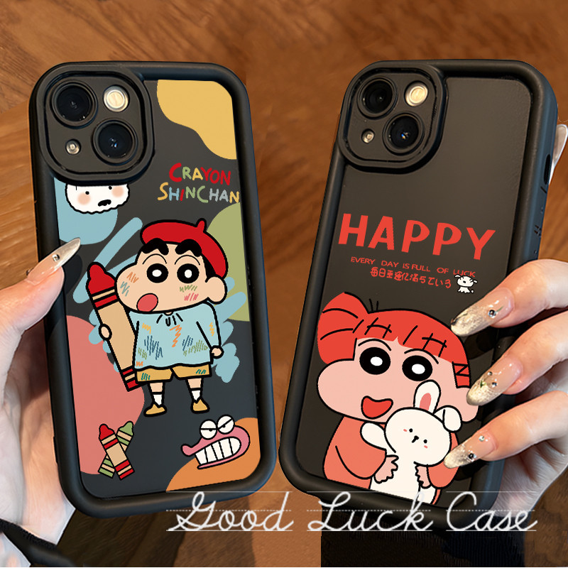 Applicable to iPhone15promax mobile phone case Apple 14pro Crayon Shin-chan mobile phone case IP12 s