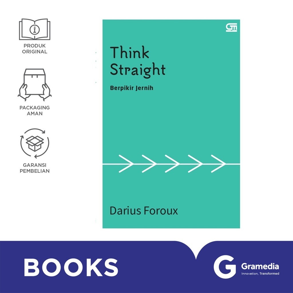 Buku Think Straight: Berpikir Jernih (Darius Foroux)