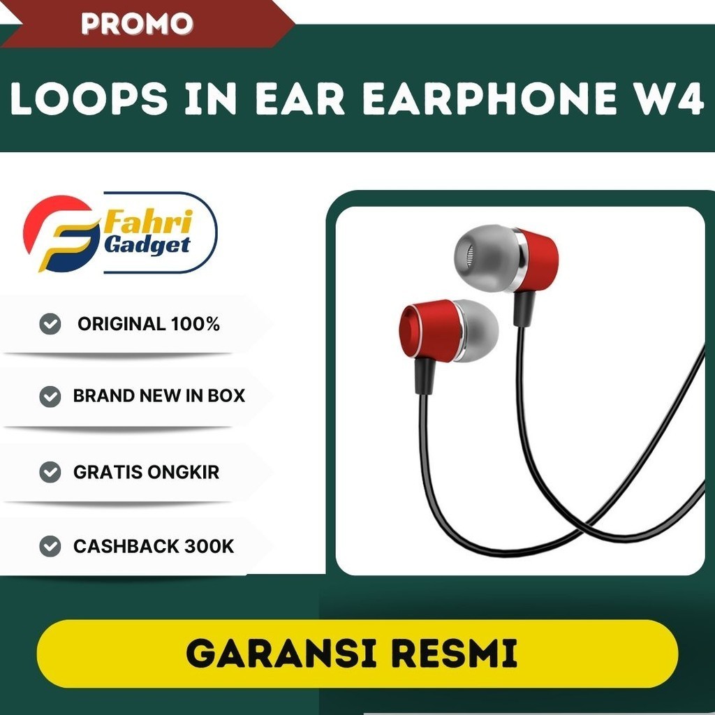LOOPS In Ear Earphone W4