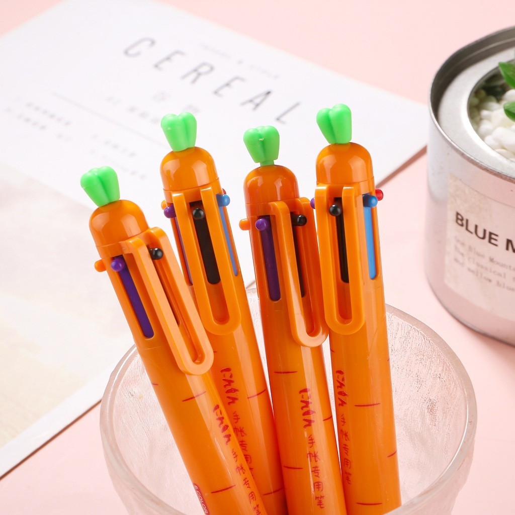 

✨AWC✨ PULPEN WORTEL MEKANIK 6 WARNA TINTA BERBEDA