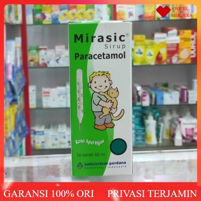 mirasic sirup 60 ml / mirasik parasetamol syrup