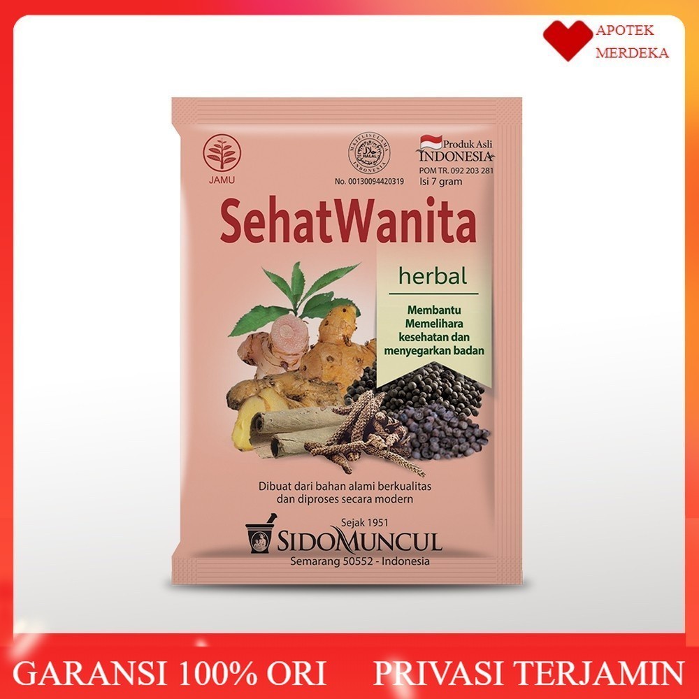 Jamu Sehat Wanita Sido Muncul Sachet
