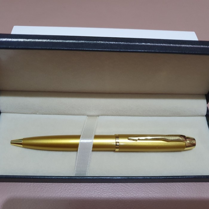 

promo ✨ -Pulpen Parker Sonnet TW Full Gold Klip Emas Free Grafir Nama
