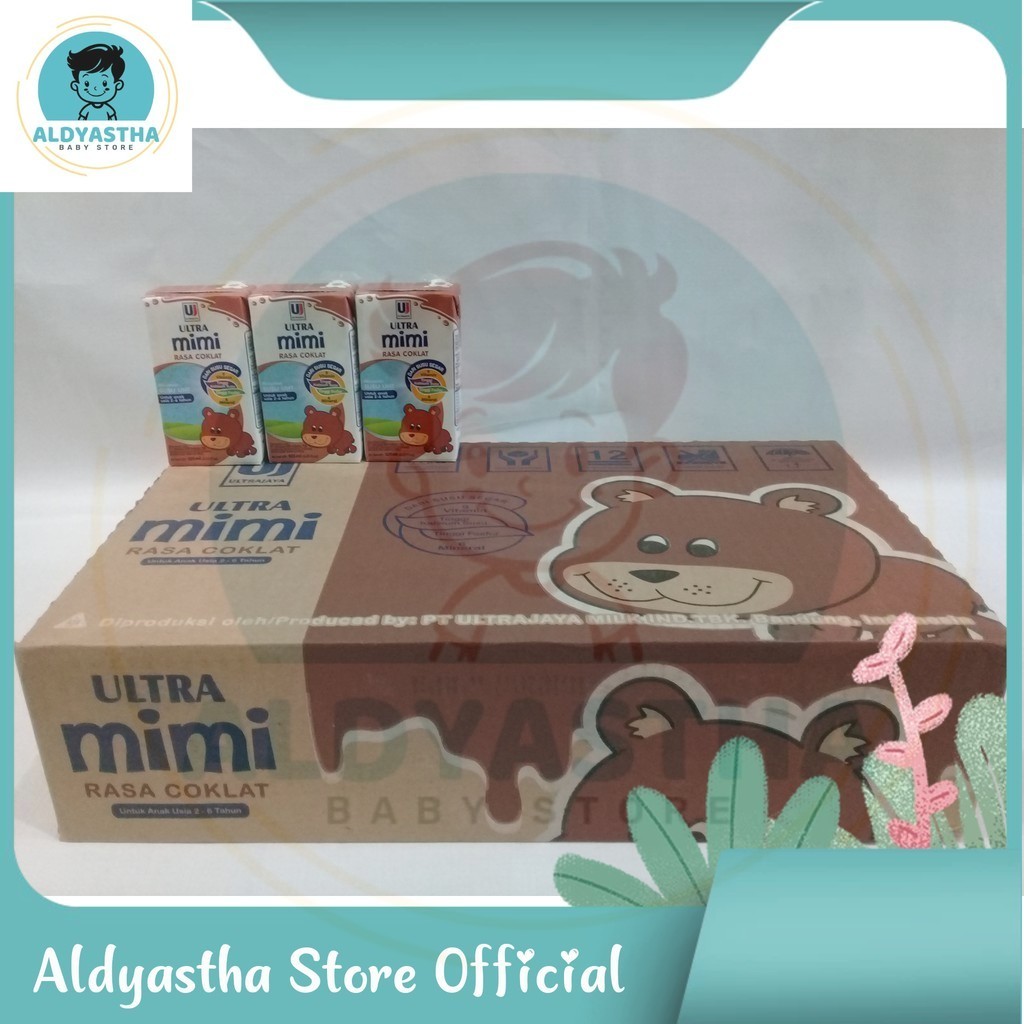 

ULTRA MIMI KARTONAN COKLAT/VANILA/FULL CREAM/STRAWBERRY/125ML/ Yastore