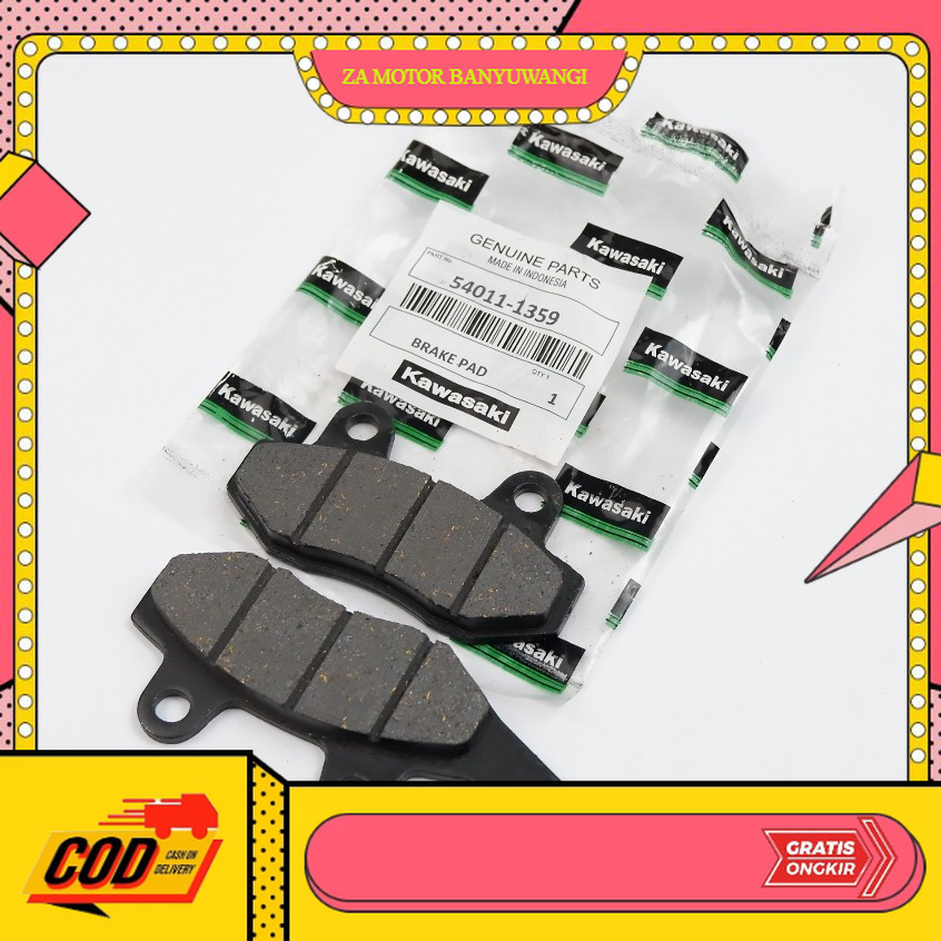 Kampas Rem Cakram Depan Kawasaki KLX 150 Part sepeda motor