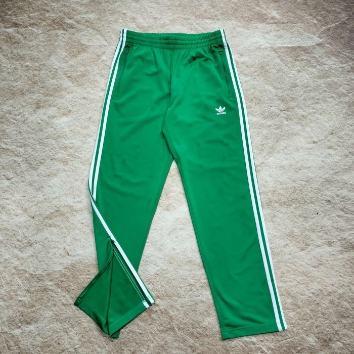 Celana senam ADIDAS PRIMEBLUE hijau made in VIETNAM Zipper leg celana training olah raga resletting 