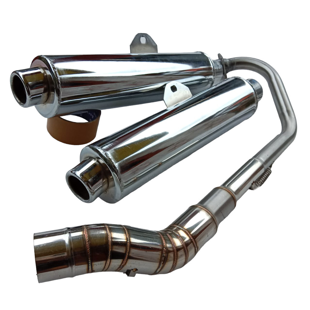 Knalpot Standar Satria Fu Ckd Vixion Sonic Jupiter Mx Cbr150 R vixion