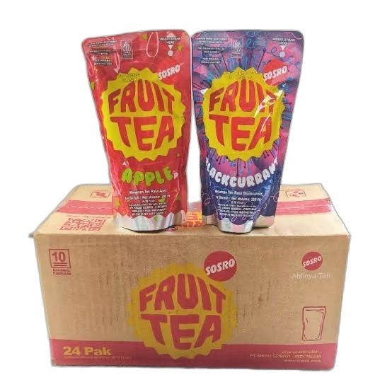 

Fruit tea pouch 200ml 1 karton