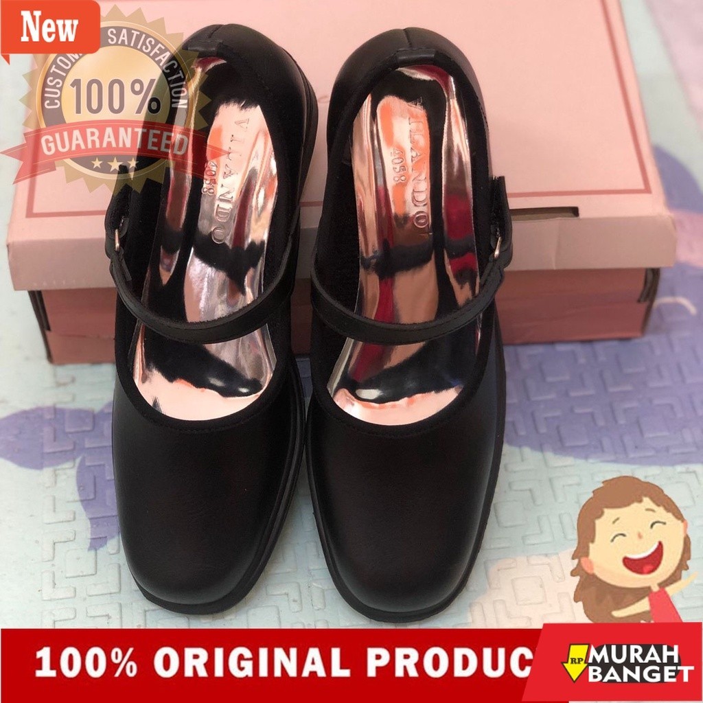 sepatu kerja wanita yg kekinian lagi viral- SEPATU PANTOFEL WANITA VILANDO | Pansus | Sekolah | Pask