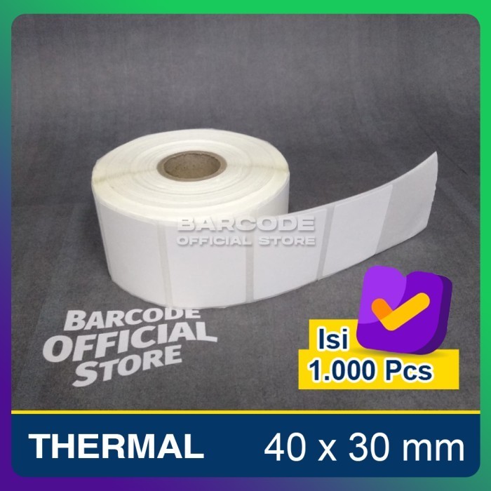 

Kertas Label Printer Barcode XPrinter 360B 370B 420 Thermal 40x30mm -tma56