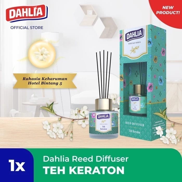 New Arrival Dahlia Reed Diffuser Heritage Teh Keraton - ALAT   Pewangi Ruangan Dahlia Teh Keraton