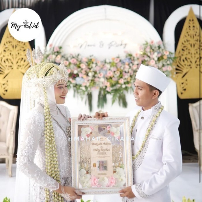 Mahar pernikahan rustic transparan - mahar seserahan modren mewah