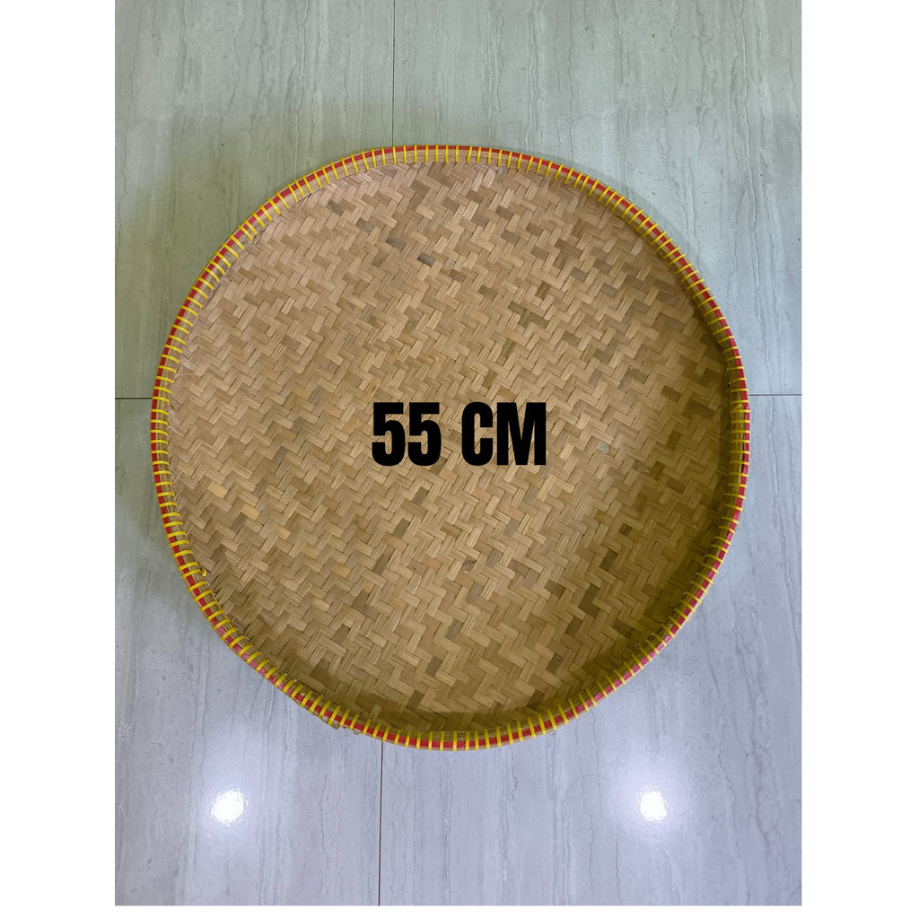 TAMPAH / NYIRU / NAMPAN 55 CM ANYAMAN BAMBU NASI TUMPENG GROSIR