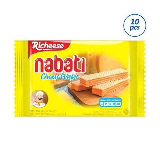 

Wafer Nabati Keju 2000 Isi 10pcs Cemilan Murah dan Enak