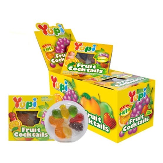 

Permen Gummy Yupi Fruity Cocktails (1 pack 12 pcs)