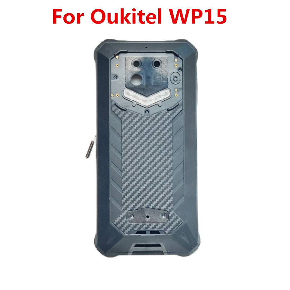 For Oukitel WP15 6.5inch Cellphone Metal Frame Housings Battery Cover Case+Loud Speaker Horn+Microph