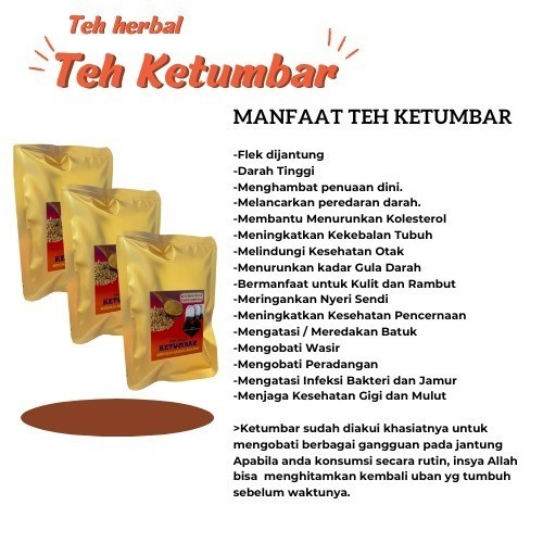 

Teh Herbal / Teh Ketumbar / Teh Rambut Jagung / 100% Asli Tanpa Campuran / H B