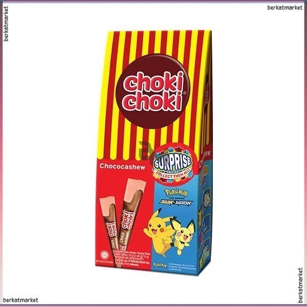 

CHOKI CHOKI SURPRISE CHOCOCASHEW 5 PCS X 10 GR COKLAT