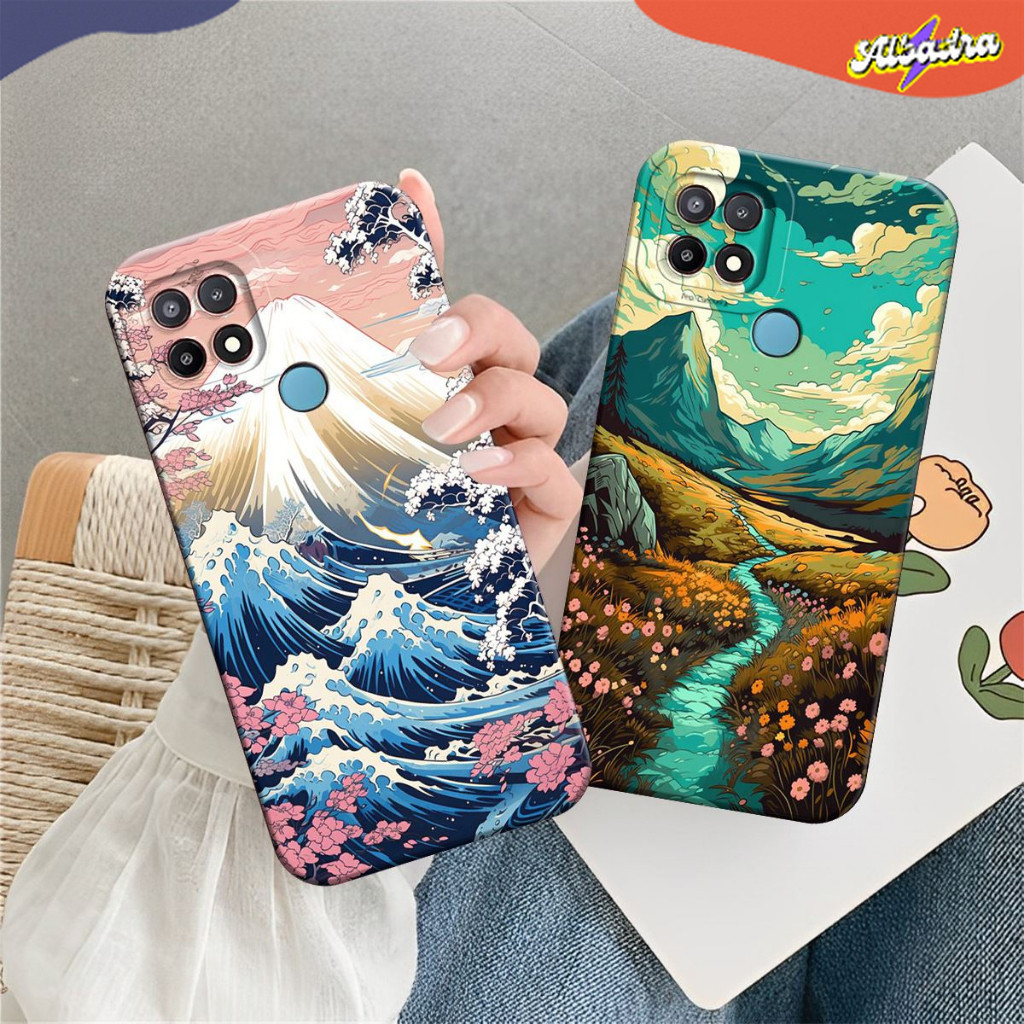 Softcase Oppo A15/A15s/A35 Aesthetic panorama Case - Case hp - Prokamera Case - Case Oppo - Case Aes