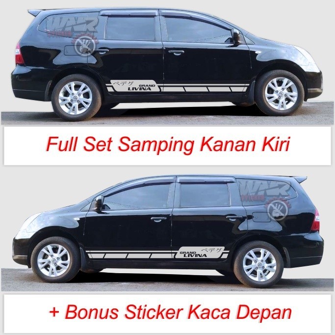 Sticker mobil grand livina pedege sticker cutting mobil nisan