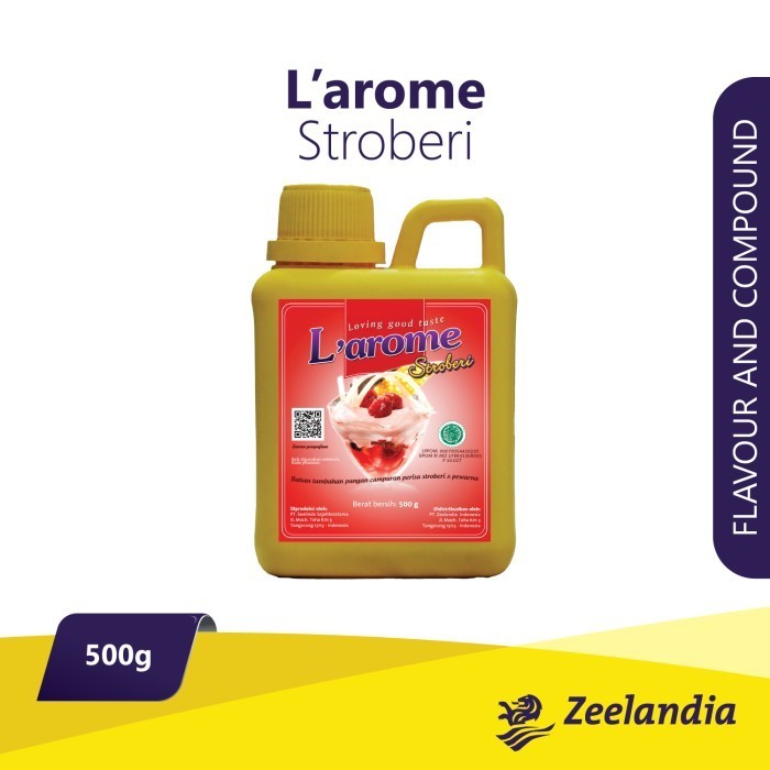 

TERJUAL Zeelandia L'AROME STRAWBERRY PASTA 500 Gram