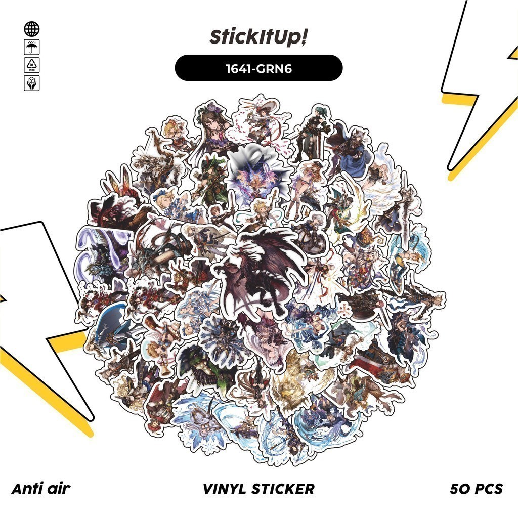 

COD✨ 100 Pcs Stiker GRANDBLUE FANTASY CHARACTER 06 Lucu Anti Air Untuk Dekorasi Notebook Sepeda Skateboard Handphone DIY