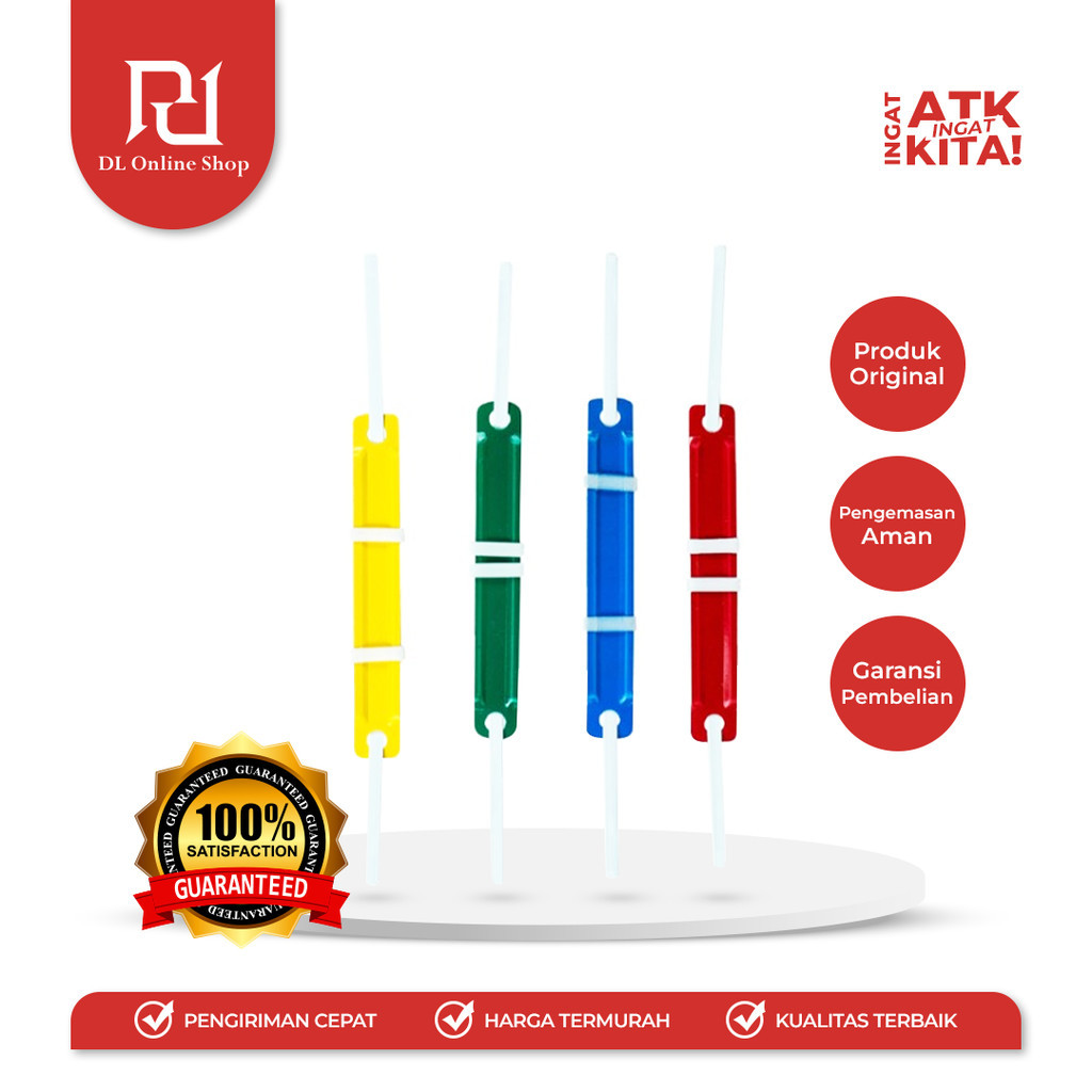 

KENKO PENGIKAT KERTAS/ PAPER FASTENER ACCO PLASTIK PF-50C (1PACK)