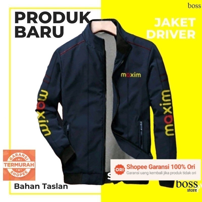 JAKET MAXIM JAKET OJOL OJEK ONLINE MAXIM TERBARU JAKET CUSTOM SABLON