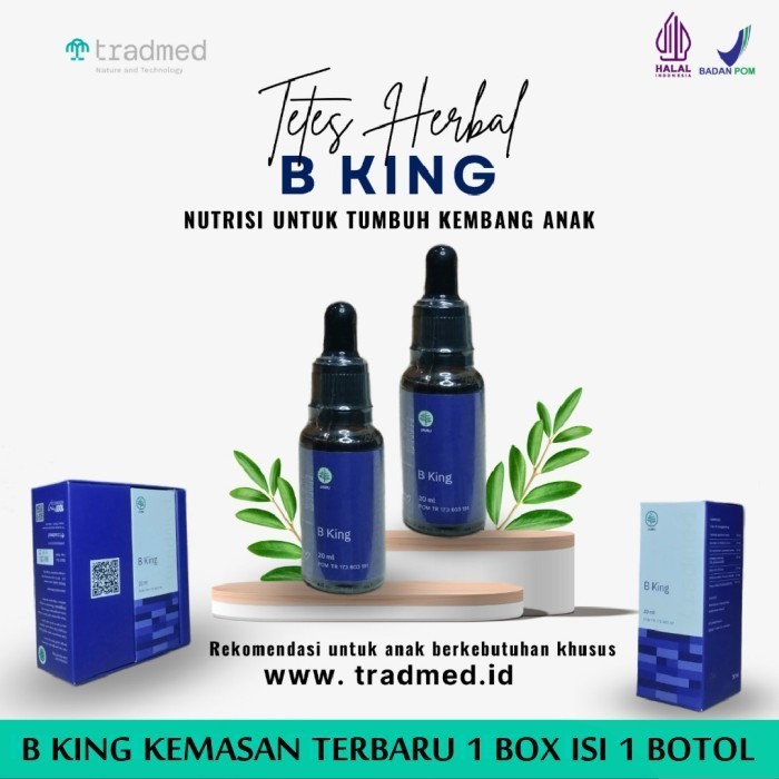 BKING (BRAINKING PLUS) Speech Delay Original Kemasan 1 Box Isi 1 Botol -RHm