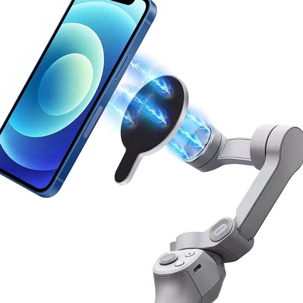 Strong Magnetic Phone Mount for DJI Osmo Mobile 6/OM 5/OM4 SE Handheld Stabilizer Aluminum for Magsa