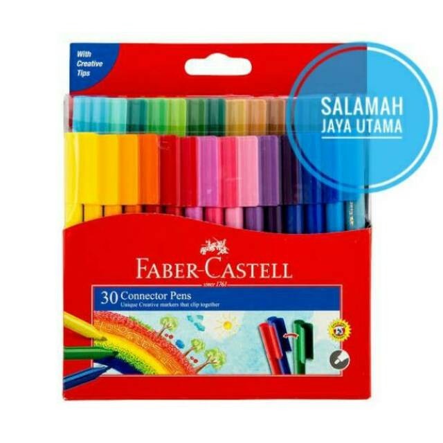 

Connector Pen 30 Warna Faber Castell
