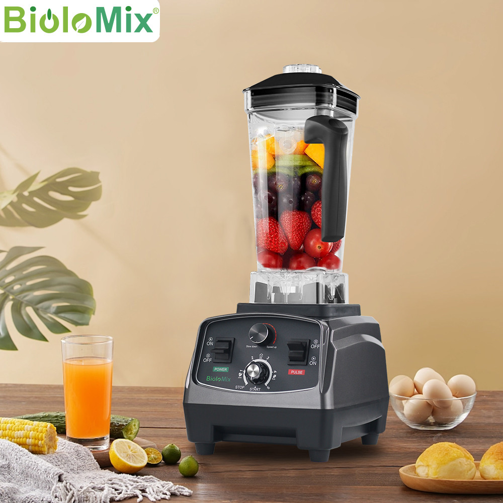 

Biolomix BPA 2200W Commercial Grade Timer Blender Mixer Heavy Duty Automatic Fruit Food Processor Ice Crusher Smoothies