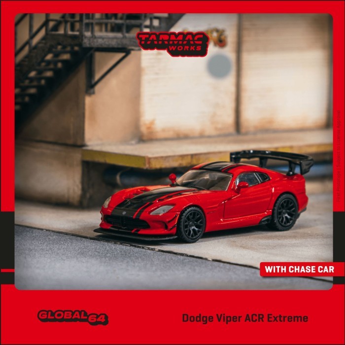 Tarmac Skala 64 Dodge Viper Extreme Red