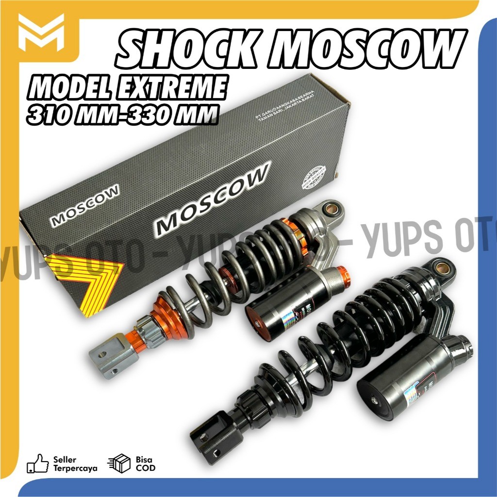 Shock EXTREME tabung atas matic 310mm 330mm mio beat vario scoopy xeon miom3 vario 125 150 SOK SKOK 