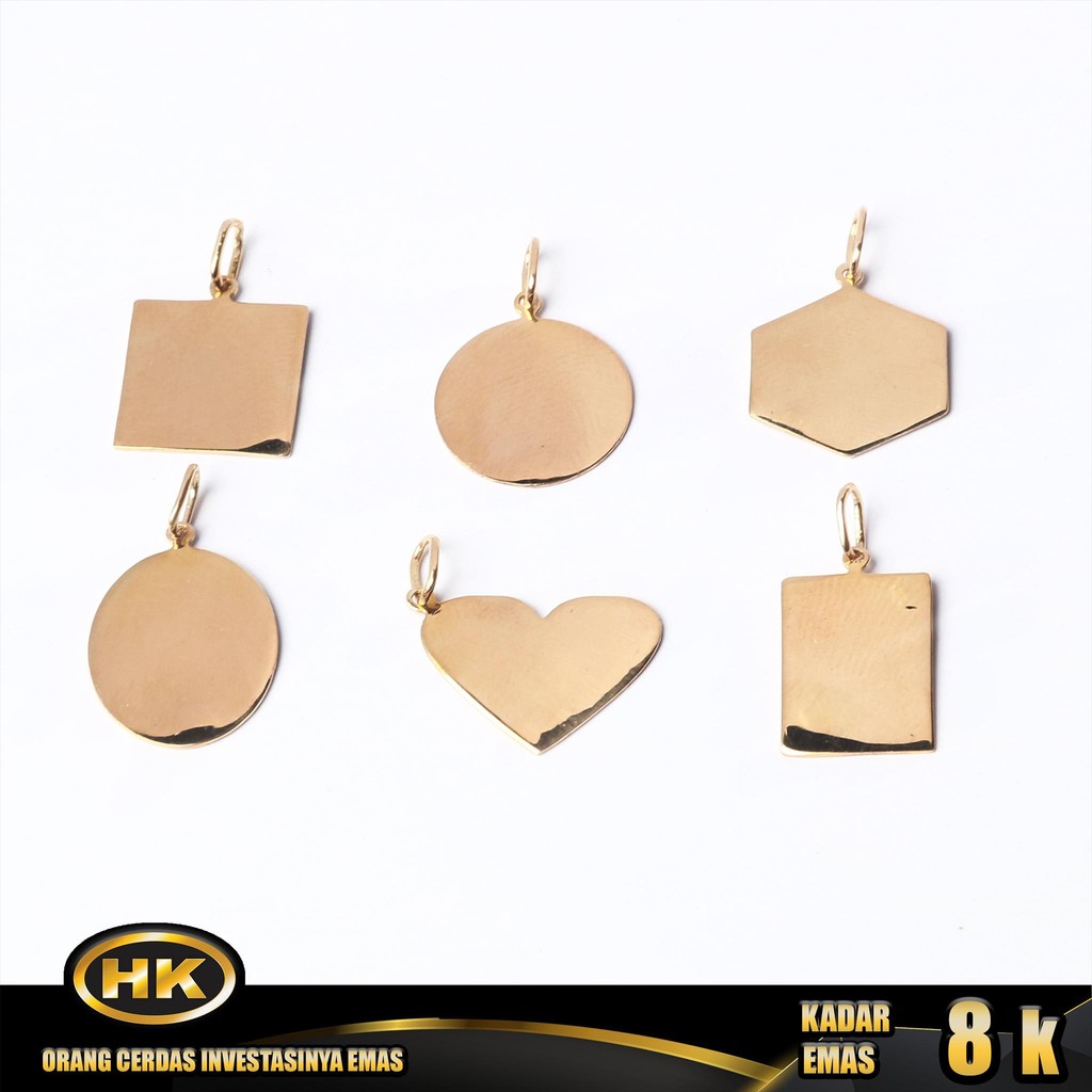 HK Mustika Gold - Liontin Emas 8K - Type 125 Laser