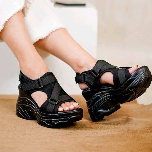 Pollux Bold - Wpobq 20 | Sepatu Sandal Wanita | Sandal Wanita Kulit | Sepatu Sandal Wedges Wanita